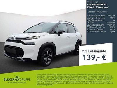 Gebraucht Citroën C3 Aircross Shine 110 PS (80 kW) 2023 Weiß SUV