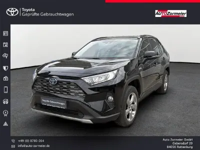 Gebraucht Toyota RAV4 Hybrid Plus 218 PS (160 kW) 2021 Tiefschwarz mica metallic SUV