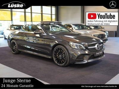 gebraucht Mercedes C220 d Cabrio AMG Line DISTRONIC MULTIBEAM Spur