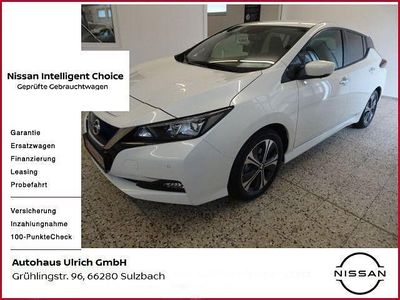 Gebraucht Nissan Leaf Tekna 110 kW (150 PS) 2021 Weiß Kleinwagen