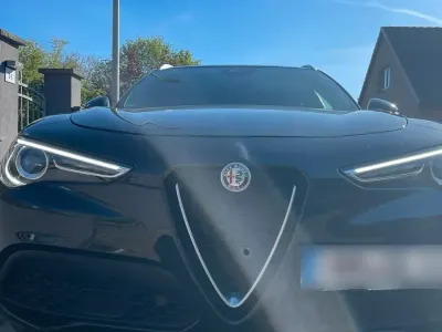 Gebraucht Alfa Romeo Stelvio 210 PS (154 kW) 2021 Schwarz SUV