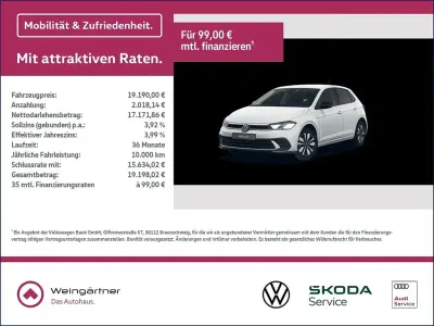Gebraucht VW Polo Goal 95 PS (69 kW) 2025 Weiß Kleinwagen