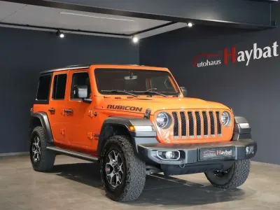 Gebraucht Jeep Wrangler Unlimited Rubicon 272 PS (200 kW) 2018 Orange SUV