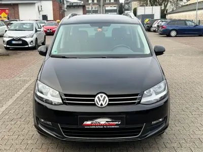 Gebraucht VW Sharan Allstar 150 PS (110 kW) 2016 Schwarz Van / Kleinbus