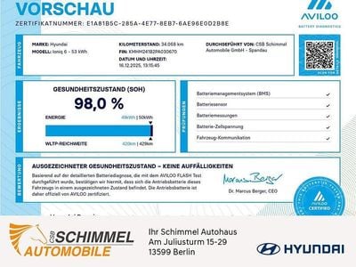 Gebraucht Hyundai Ioniq 6 111 kW (151 PS) 2023 Schwarz Limousine