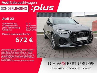 Gebraucht Audi Q3 S-Line 193 PS (141 kW) 2025 Mythosschwarz metallic SUV