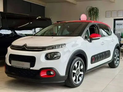 Gebraucht Citroën C3 PureTech 110 PS (80 kW) 2020 Polarweiß, dach rot Kleinwagen