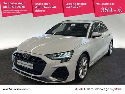 Gebraucht Audi A3 S-Line 150 PS (110 kW) 2024 2y gletscherweiß metallic (metallic) Limousine