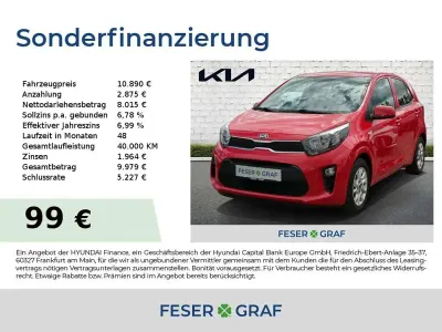 Używany Kia Picanto 67 KM (49 kW) 2020 Czerwony Hatchback