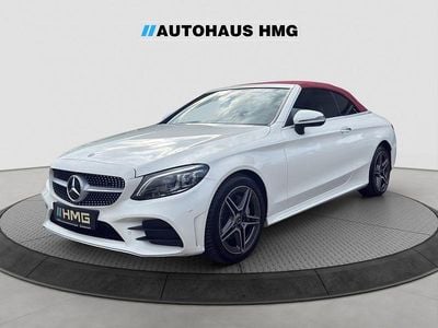 Gebraucht Mercedes C220 AMG 194 PS (142 kW) 2021 Weiß Cabrio