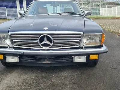 Gebraucht Mercedes SL500 1985 Schwarz Cabrio
