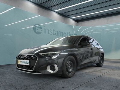 Grau Gebraucht 2022 Audi A3 Sportback Ambiente Kleinwagen | 36.050 € (Etwas zu teuer)