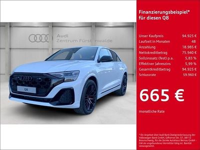 Gebraucht Audi Q8 Ambiente 286 PS (210 kW) 2025 Gletscherweiß metallic SUV