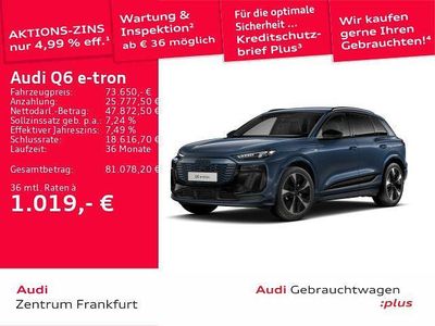Gebraucht Audi Q6 e-tron Ambiente 284 kW (387 PS) 2025 Plasmablau metallic SUV