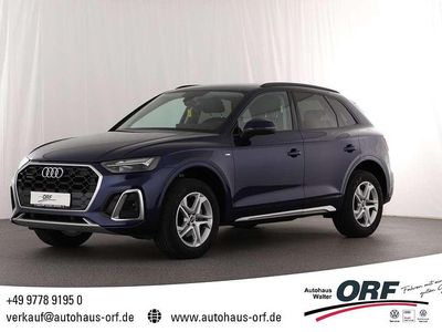 Gebraucht Audi Q5 S-Line 204 PS (150 kW) 2021 Navarrablau metallic SUV