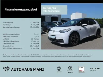 Gebraucht VW ID.3 Pro Performance 150 kW (204 PS) 2022 Weiß Kleinwagen