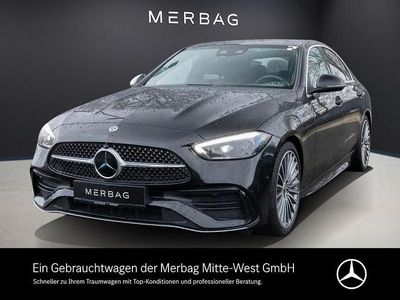 Gebraucht Mercedes C300 AMG 265 PS (194 kW) 2022 Metalliclack obsidianschwarz Limousine