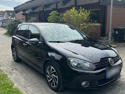 Gebraucht VW Golf VI Comfortline 122 PS (89 kW) 2009 Schwarz Kleinwagen