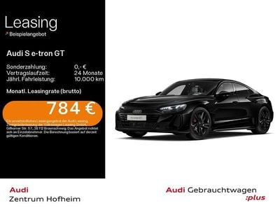 Mythosschwarz metallic Gebraucht 2025 Audi e-tron GT quattro Ambiente Limousine | 97.890 € (Teuer)