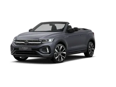 Gebraucht VW T-Roc Cabriolet R-line 150 PS (110 kW) 2025 Rauchgrau metallic / schwarz (metallic) Cabrio