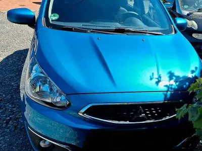 Gebraucht Mitsubishi Space Star 71 PS (52 kW) 2017 Blau Kleinwagen