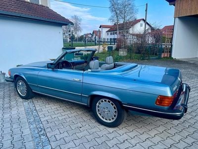 Usata Mercedes SL380 205 CV (150 kW) 1985 Blu Cabrio