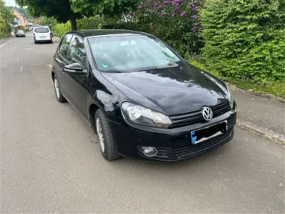 Gebraucht VW Golf VI Comfortline 80 PS (58 kW) 2009 Schwarz Kleinwagen