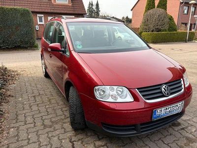 Gebraucht VW Touran Trendline 140 PS (102 kW) 2006 Rot Van / Kleinbus