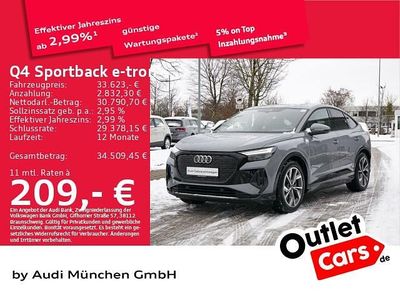 Kieselgrau Gebraucht 2023 Audi Q4 Sportback e-tron Ambiente SUV | 32.994 € (Guter Preis)