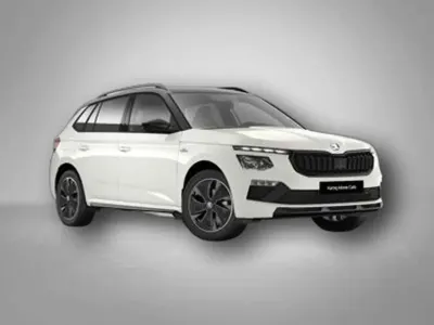 Gebraucht Skoda Kamiq Monte Carlo 116 PS (85 kW) 2025 Candy weiß / dach schwarz SUV