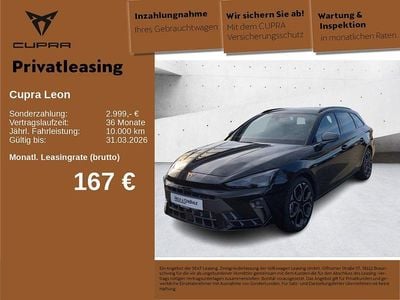 Gebraucht Cupra Leon 150 PS (110 kW) 2025 Midnight schwarz metallic Kombi
