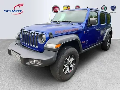 Gebraucht Jeep Wrangler Unlimited Rubicon 272 PS (200 kW) 2020 Ocean blue metallic SUV