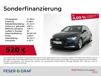 Gebraucht Audi A3 Advanced 204 PS (150 kW) 2025 Blau Limousine