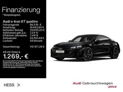 Gebraucht Audi e-tron GT quattro Sport 434 kW (591 PS) 2025 Mythosschwarz metallic Limousine