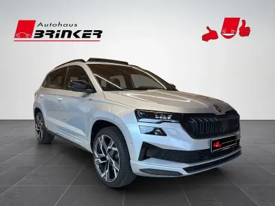 Gebraucht Skoda Karoq SportLine 190 PS (139 kW) 2022 Brilliantsilber metallic SUV