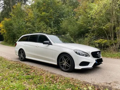 Gebraucht Mercedes E350 AMG 305 PS (224 kW) 2016 Weiß Kombi