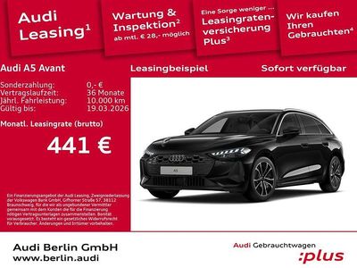 Gebraucht Audi A5 204 PS (150 kW) 2025 Mythosschwarz metallic Kombi