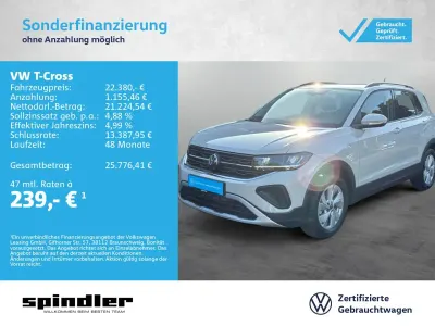 Gebraucht VW T-Cross IQ Drive 116 PS (85 kW) 2024 Ascotgrau SUV