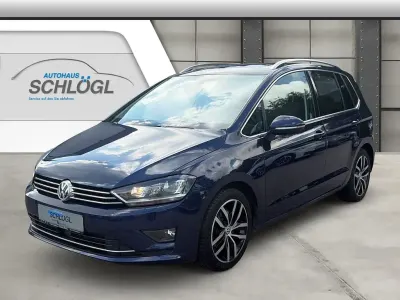 Gebraucht VW Golf Sportsvan Highline 125 PS (91 kW) 2014 Blau Van / Kleinbus
