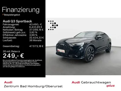 Gebraucht Audi Q3 Sportback S-Line 190 PS (139 kW) 2025 Mythosschwarz metallic SUV