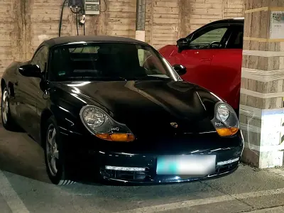 Gebraucht Porsche Boxster 204 PS (150 kW) 1997 Schwarz Cabrio