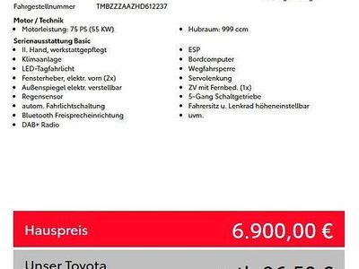 Gebraucht Skoda Citigo Ambition 75 PS (55 kW) 2016 Weiß Kleinwagen