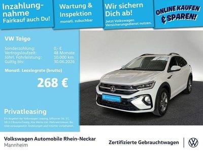 Usata VW Taigo R-line 110 CV (80 kW) 2022 Bianco SUV