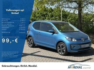 Usata VW up! United 60 CV (44 kW) 2020 Blu Utilitaria