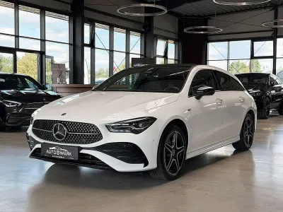 Gebraucht Mercedes CLA250e 218 PS (160 kW) 2025 Polarweiss  unilack Coupé