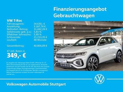Gebraucht VW T-Roc R-line 150 PS (110 kW) 2025 Grau SUV