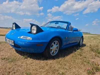 Gebraucht Mazda MX5 129 PS (94 kW) 1990 Blau Cabrio