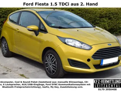 Gebraucht Ford Fiesta SYNC Edition 75 PS (55 kW) 2014 Gelb Kleinwagen