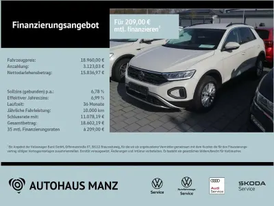 Gebraucht VW T-Roc Life 110 PS (80 kW) 2022 Grau SUV