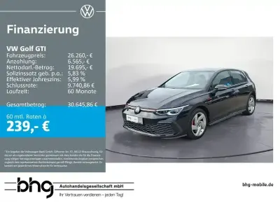 Gebraucht VW Golf VIII GTI 245 PS (180 kW) 2024 Schwarz Limousine
